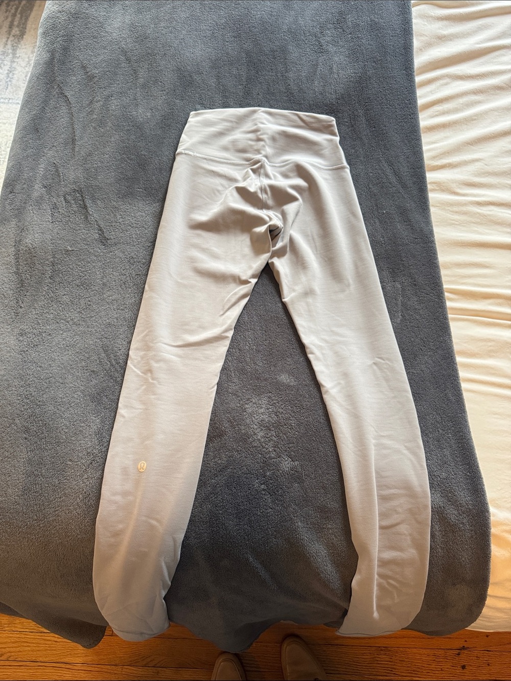 lululemon athletica Light Gray High-Rise Leggings